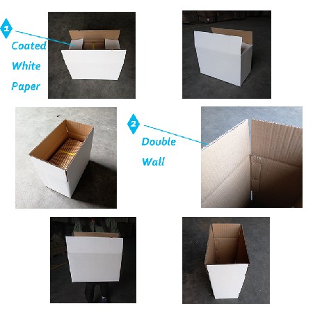 White Corrugated Box